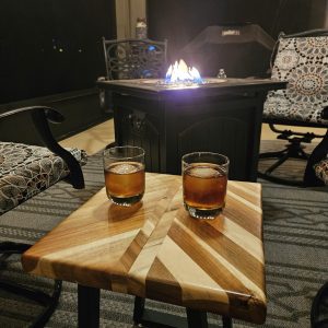 Outdoor end tables